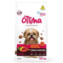 Ração Seca Óttima Carne e Vegetais para Cães de Porte Pequeno - 10,1 Kg