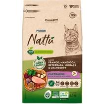 Ração Seca PremieR Nattú Mandioca para Gatos Castrados 7,5kg Ração Seca PremieR Nattú Mandioca para Gatos Castrados 7,5kg