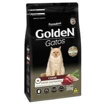 Ração Seca PremieR Pet Golden Carne para Gatos Castrados - 3 Kg