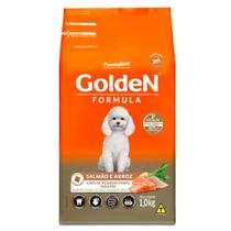 Ração Seca PremieR Pet Golden Formula Mini Bits Salmão e Arroz para Cães Adultos de Raças Pequenas - 1 Kg