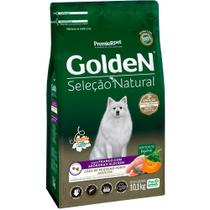Ração Seca PremieR Pet Golden Seleção Natural Frango, Abóbora e Alecrim para Cães Adultos Raças Pequenas - 10,1 Kg