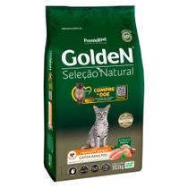 Ração Seca PremieR Pet Golden Seleção Natural para Gatos Adultos - 10,1 Kg