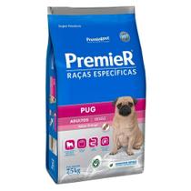 Ração Seca Premier Pet Raças Especificas Pug para Cães Adultos Porte Pequeno - 7,5 Kg