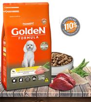 Ração Seca PremieRPet Golden Fórmula Mini Bits Carne e Arroz para Cães Adultos de Raças Pequenas - 15Kg