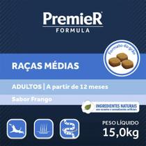 Ração Seca PremieRPet Premier Fórmula Frango para Cães Adultos Raças Médias - 15Kg