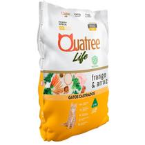 Ração Seca Quatree Life Frango e Arroz Gatos Castrados - 20 Kg