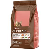 Ração Seca Quatree Supreme Salmão e Batata Doce para Gatos Castrados 10,1Kg