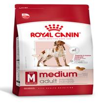 Ração Seca Royal Canin Medium Adult Para Cães Adultos De Porte Médio 12kg Ração Seca Royal Canin Medium Adult Para Cães Adultos De Porte Médio 12kg
