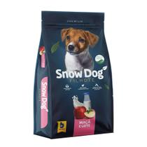 Ração Seca Snow Dog Maçã e Leite para Cães Filhotes - 3 Kg