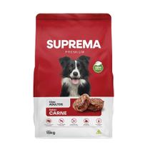 Ração Seca Suprema Sabor Carne para Cães Adultos - 15 Kg