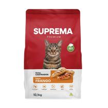 Ração Seca Suprema Sabor Frango para Gatos Adultos Castrados - 10,1 Kg