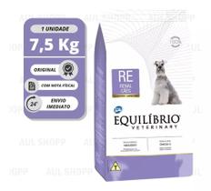 Ração Seca Total Equilíbrio Veterinary RE Renal Cães Adultos 7,5 kg