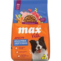 Ração Seca Total Max Dog Vita Selection Carne & Frango para Cães Adultos 10,1kg