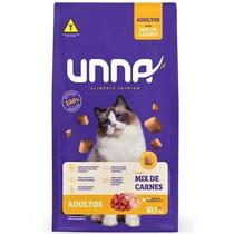 Ração Seca Unna Mix de Carnes para Gatos Adultos 20kg Ração Seca Unna Mix de Carnes para Gatos Adultos 20kg