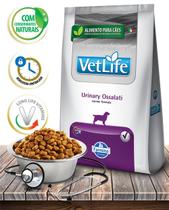 Ração Seca Vet Life Natural Urinary Ossalati para Cães Adultos com Cálculos Urinários - 2Kg