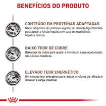 Ração Seca Veterinary Diet Hepatic para Cães Adultos com Insuficiência Hepática Crônica 10Kg Royal Canin