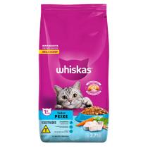Ração Seca Whiskas Peixe para Gatos Adultos Castrados - 2,7 Kg