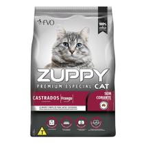 Ração Seca Zuppy Frango para Gatos Adultos Castrados - 1 Kg