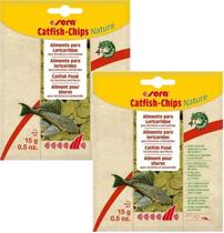 Ração sera catfish chips nature 2 x 15g