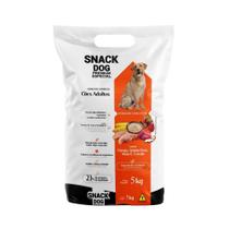 Ração Snack Dog Premium Especial para Cães Adultos Sabor Frango, Batata Doce, Aveia e Cereais 23 Proteínas 5Kg