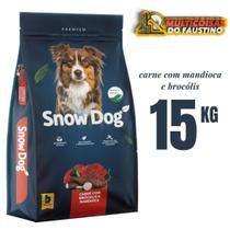 Ração Snow Dog. Carne, Brócolis E Mandioca 15 Kg