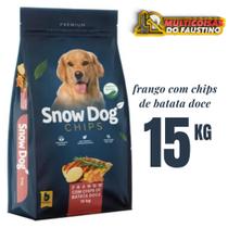 Ração Snow Dog Chips Frango com Chips Batata Doce 15 Kg