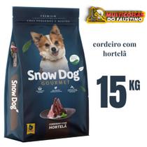 Ração Snow Dog Gourmet Cordeiro com Hortelã 15 Kg