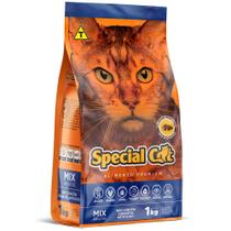 Ração Special Cat Premium Mix Para Gatos Adultos 1 kg Ração Special Cat Premium Mix Para Gatos Adultos 1 kg
