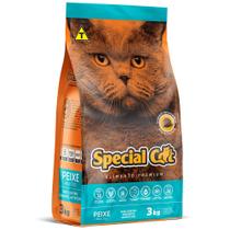 Ração Special Cat Premium Para Gatos Adultos Sabor Peixe 3 kg Ração Special Cat Premium Para Gatos Adultos Sabor Peixe 3 kg