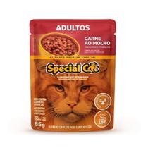Ração Special Cat Sache Gatos Adultos Carne 85g