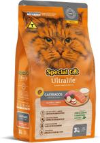 Ração Special Cat Ultralife Castrados Salmão 3kg