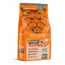 Ração Special Cat Ultralife Premium Especial Para Gatos Adultos Castrado Sabor Salmão e Arroz 3 kg