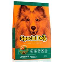 Ração Special Dog Premium Para Cães Adultos Sabor Vegetais - Special Dog - Contém Carinho
