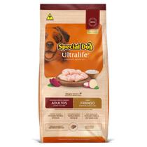 Ração Special Dog Ultralife Cães Adultos Raças Médias e Grandes 15kg Sabor Frango, Batata-Doce, Beterraba e Arroz