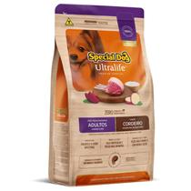 Ração Special Dog Ultralife Cães Adultos Raças Pequenas 15kg Sabor Cordeiro, Batata-Doce, Beterraba e Arroz