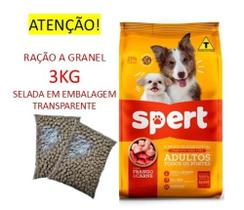 Ração Spert Adultos Todos os Portes Frango e Carne Alimento Premium - 3KG