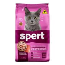 Ração Spert Gatos Castrados Frango & Salmão - 20KG