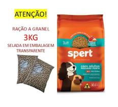 Ração Spert Premium Adultos Pequeno Porte 3KG - 21% Proteína