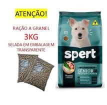 Ração Spert Sênior Cães Pequeno Porte Alimento Especial Premium 3KG