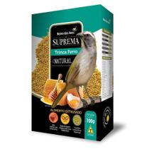 Ração Suprema Trinca Ferro Natural 700g Reino das Aves Sabiá Pássaro Preto Corrupião Super Premium