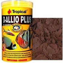 Ração Tropical Dallio Plus Flakes 20g C/ Alho P/ Peixes Ração Tropical Dallio Plus Flakes 20g C/ Alho P/ Peixes