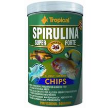 Ração Tropical Spirulina Super Forte Chips 130g Ração Tropical Spirulina Super Forte Chips 130g