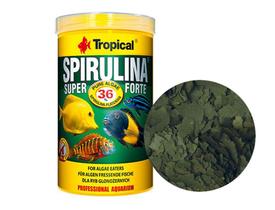 Ração Tropical Super Spirulina Forte Flakes 50g Rica em Algas Para Peixes Ornamentais