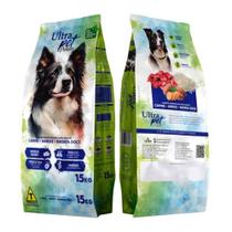 Racao Ultra Pet Premium Caes Adultos Carne-Arroz-Batata Doce 15Kg - Ultra Alimentos