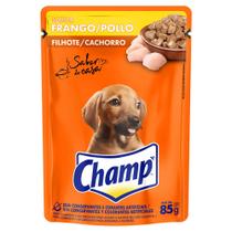 Ração Úmida Champ Filhotes sabor Frango Sachê 85g