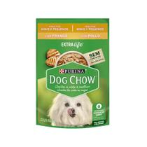 Ração Úmida Dog Chow Cães Adultos Mini e Pequenos Frango 100 g