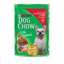Ração Úmida DOG CHOW Cães Adultos Mix de Frango e Carne 100g - Purina dog chow Ração Úmida DOG CHOW Cães Adultos Mix de Frango e Carne 100g - Purina dog chow