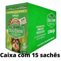 Ração Úmida Dog Chow Cães Filhotes Carne 100 g Caixa - PURINA
