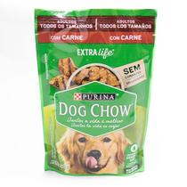 Ração Úmida Dog Chow Sachê para Cães Adultos Raças Minis e Pequenas Carne 100g