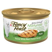 Ração Úmida Fancy Feast Gourmet Naturals Frango - 12 Sachês de 85g